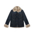 NAPSNAPS_Denim_Distressed_Detachable_Fur_Collar_Polo_Collar_Women&