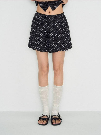 NAPSNAPS Doll Collar Embroidered Polka Dot Women&