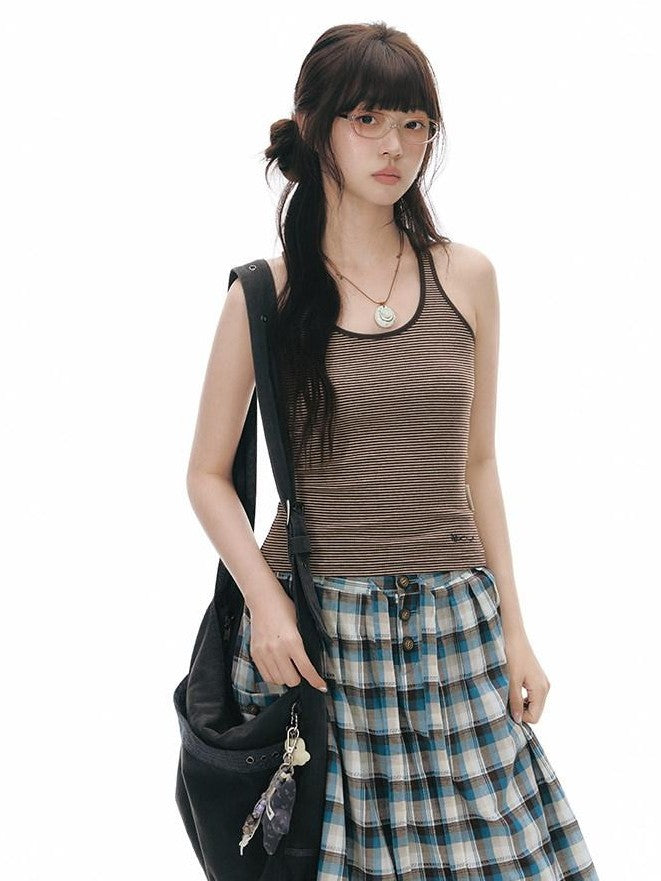 NAPSNAPS Embroidered Striped Y Strap Women&