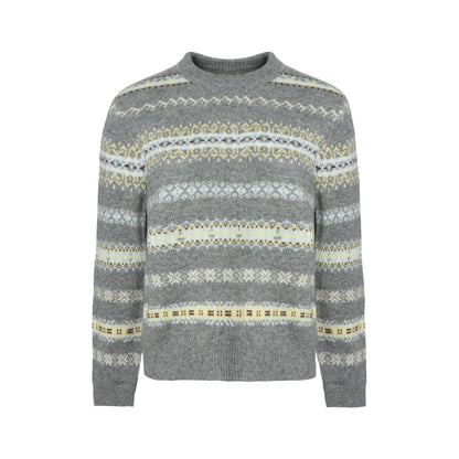 NAPSNAPS_Fair_Isle_Jacquard_Striped_Round_Neck_Fitted_Women&