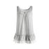 NAPSNAPS Floral Jacquard Patchwork Lace Trim Women&