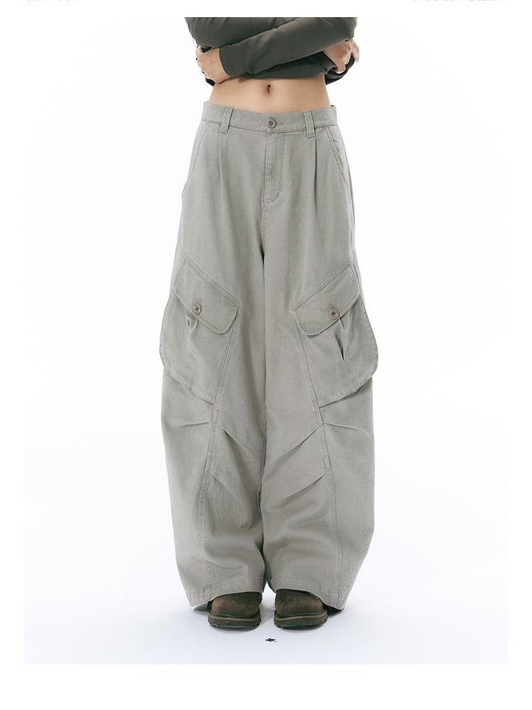 NAPSNAPS Floral Print Distressed Wide Leg Cotton Women&