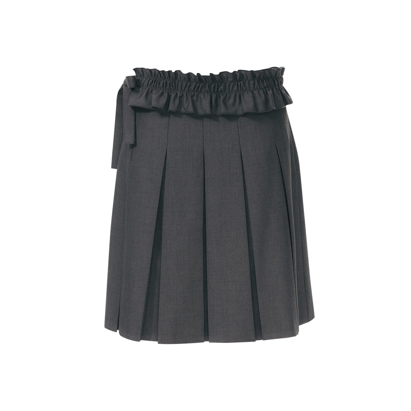 NAPSNAPS_Gray_Detachable_Waist_Belt_Tie_A_Line_Women&