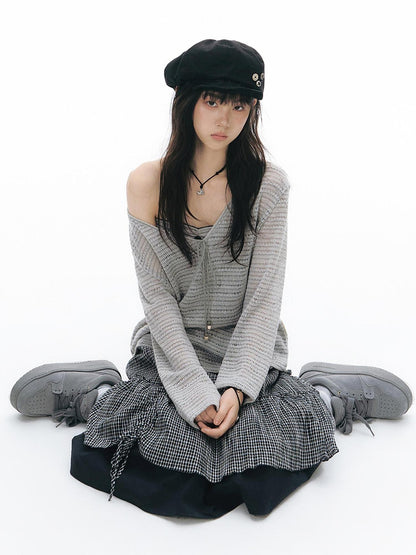 NAPSNAPS Handmade Octagonal Curved Brim Metal Buckle Women&