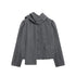 NAPSNAPS_Heather_Gray_Knit_Scarf_Collar_Lace_Trim_High_Waisted_Women&