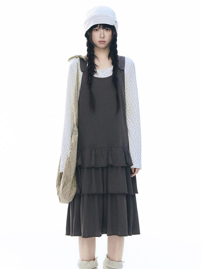 NAPSNAPS Knit Floral Print Round Neck Women&