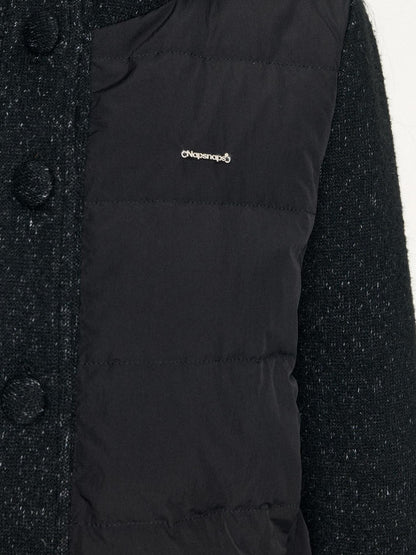 NAPSNAPS Knit Spliced Hooded Slim Fit Women&