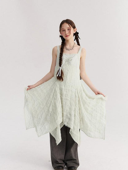 NAPSNAPS Lace Asymmetric Patchwork Women&