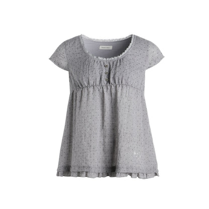 NAPSNAPS_Lace_Splice_Ruffle_Edge_Embroidered_Plaid_Women&