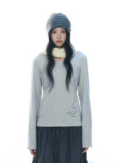 NAPSNAPS Lace Spliced Sweet Rectangle Women&