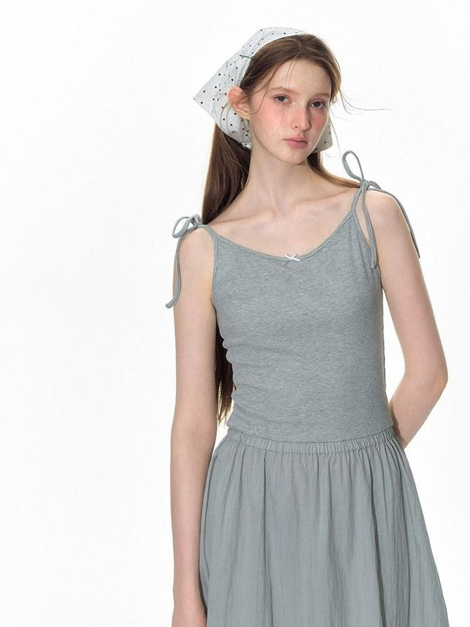 NAPSNAPS Lace Tie Waist Patchwork Pastoral Women&