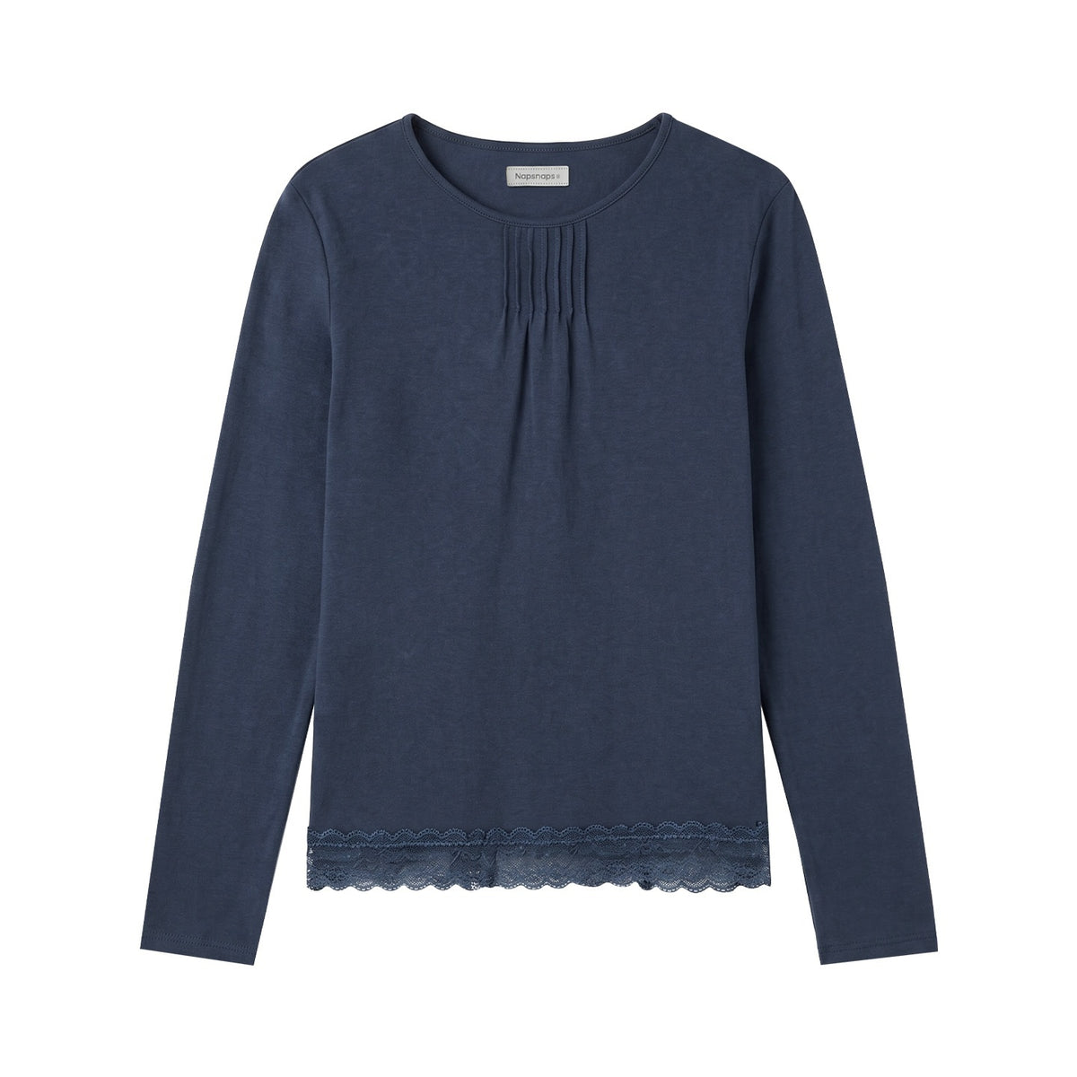 NAPSNAPS_Lace_Trim_Splice_Knit_Round_Neck_Women&