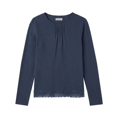 NAPSNAPS_Lace_Trim_Splice_Knit_Round_Neck_Women&