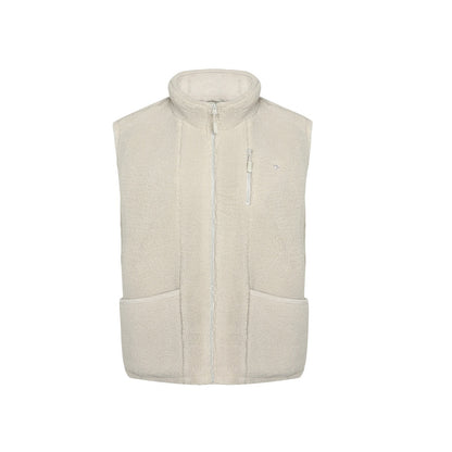 NAPSNAPS_Light_Gray_Lambswool_Patch_Embroidered_Stand_Collar_Women&