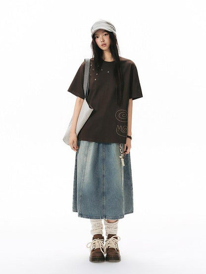NAPSNAPS Light Wash Woven Strap Pocket Distressed Women&