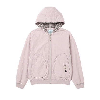 NAPSNAPS_Lined_Plaid_Color_Block_Loose_Fit_Drop_Shoulder_Women&