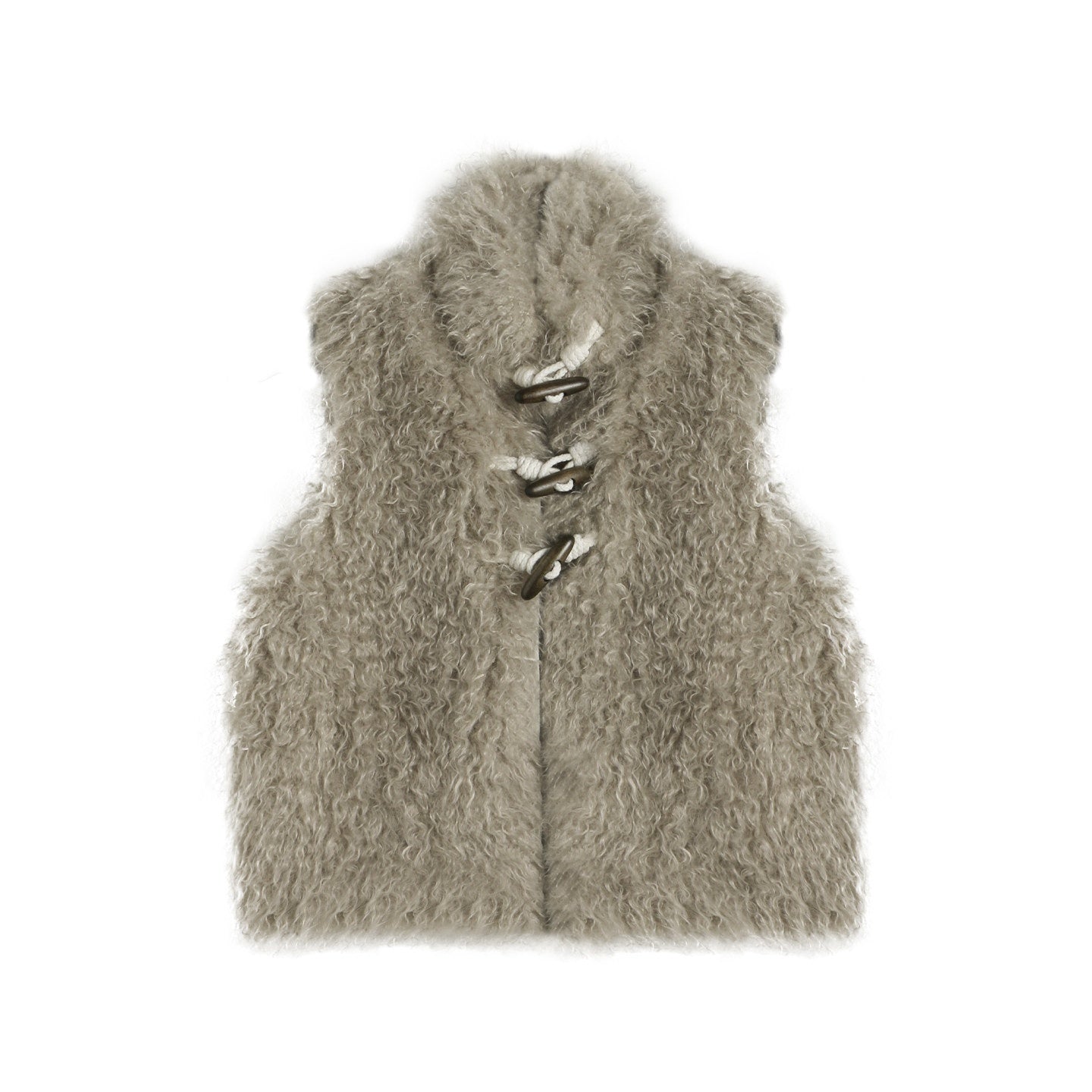 NAPSNAPS_Long_Pile_Faux_Fur_Horn_Toggle_Stand_Collar_Short_Women&