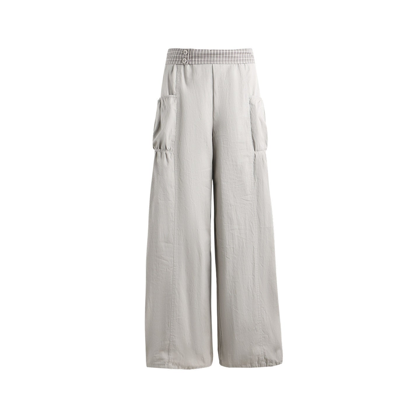 NAPSNAPS_Low_Rise_Patchwork_Breathable_Pockets_Wide_Leg_Women&