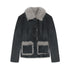 NAPSNAPS_Mid_Length_Toggle_Faux_Fur_Lapel_Slim_Women&