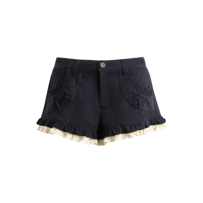 NAPSNAPS_Military_Green_Patchwork_Lace_Trim_Women&