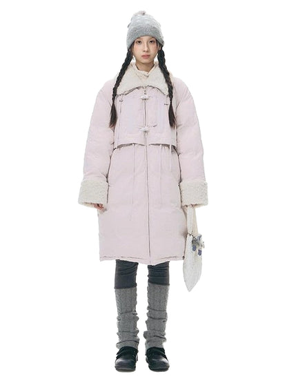 NAPSNAPS Over Knee High Waist Cinch Detachable Fur Women&
