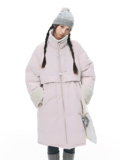 NAPSNAPS Over Knee High Waist Cinch Detachable Fur Women&