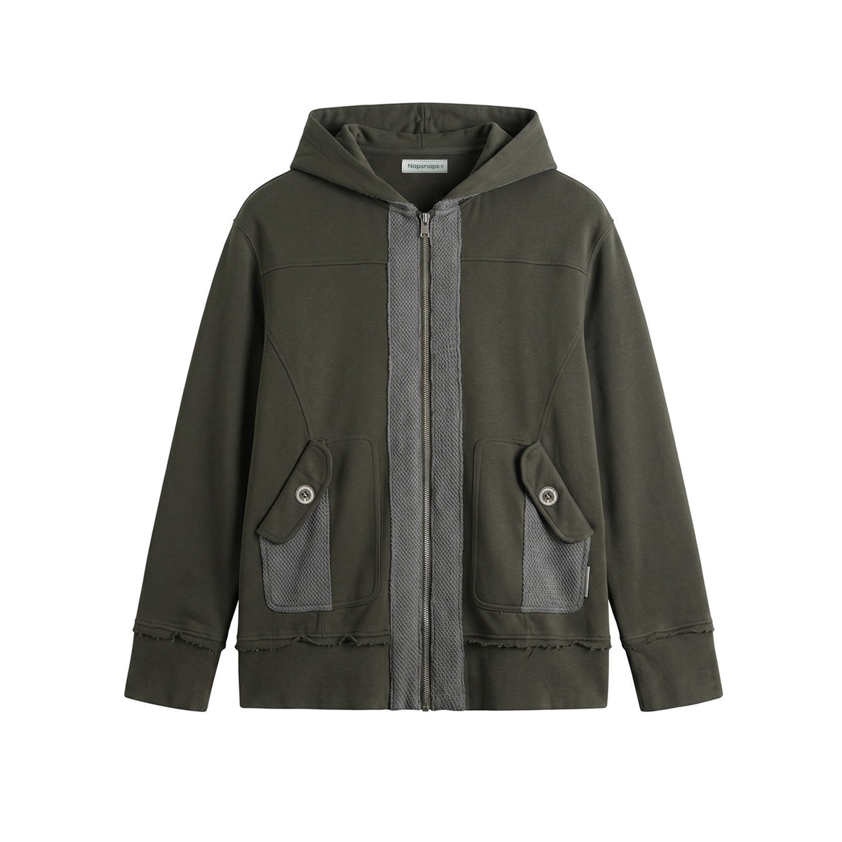 NAPSNAPS_Patchwork_Knit_Hooded_Drop_Shoulder_Women&