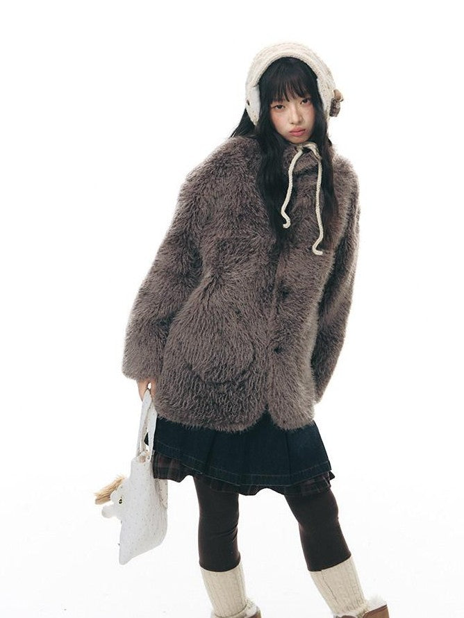 NAPSNAPS Patchwork Knit One Piece Tie Skirt Panel Women&