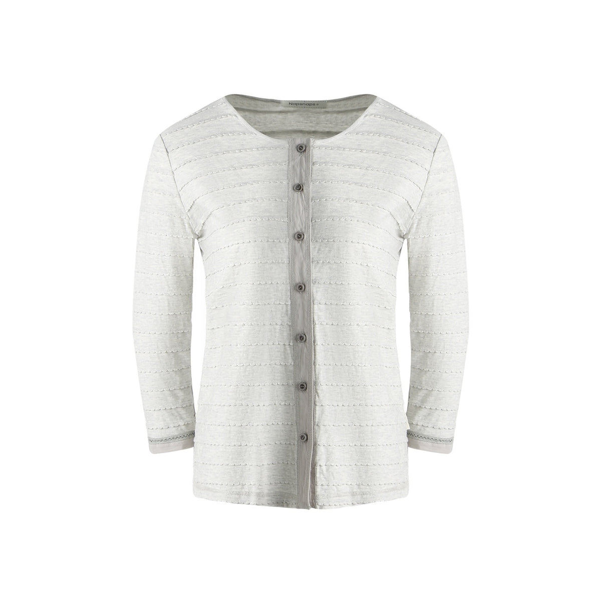 NAPSNAPS_Patchwork_Knit_Round_Neck_Three_Quarter_Sleeve_Women&