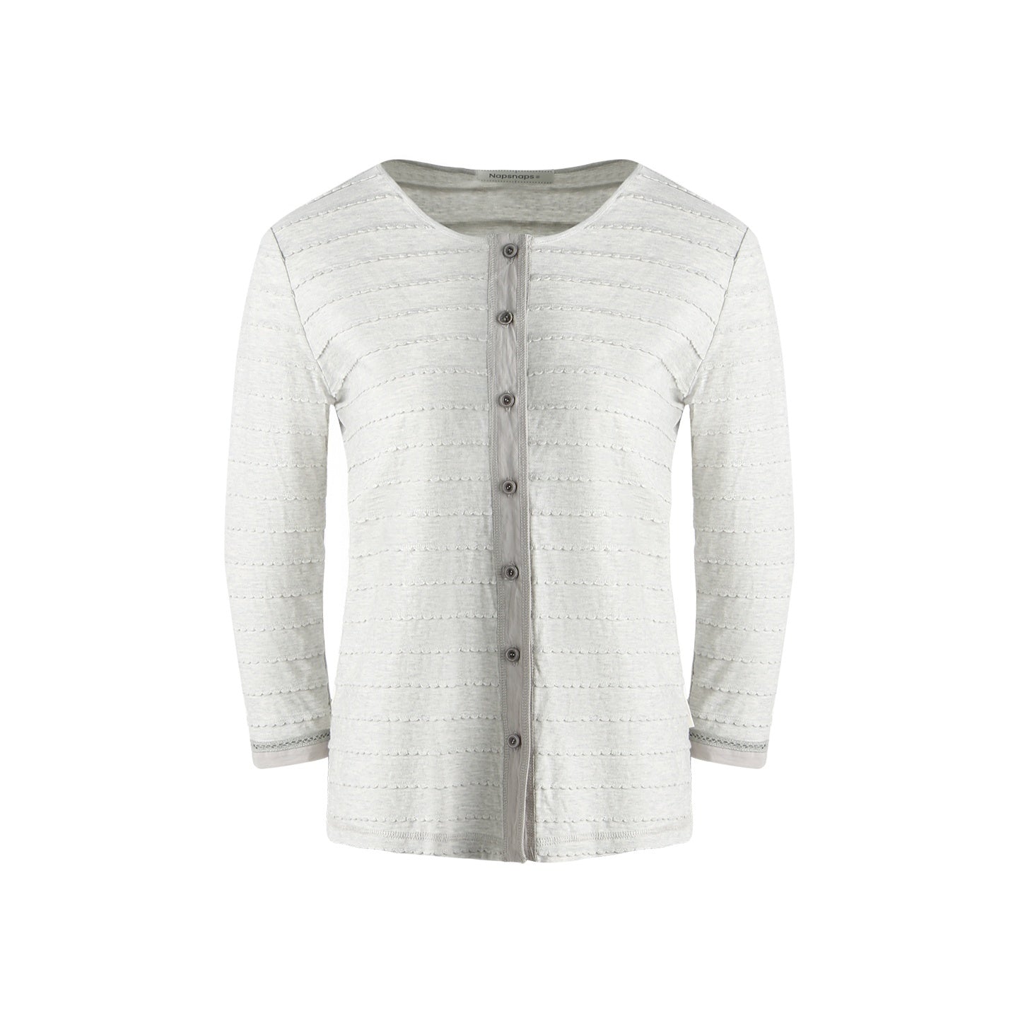 NAPSNAPS_Patchwork_Knit_Round_Neck_Three_Quarter_Sleeve_Women&