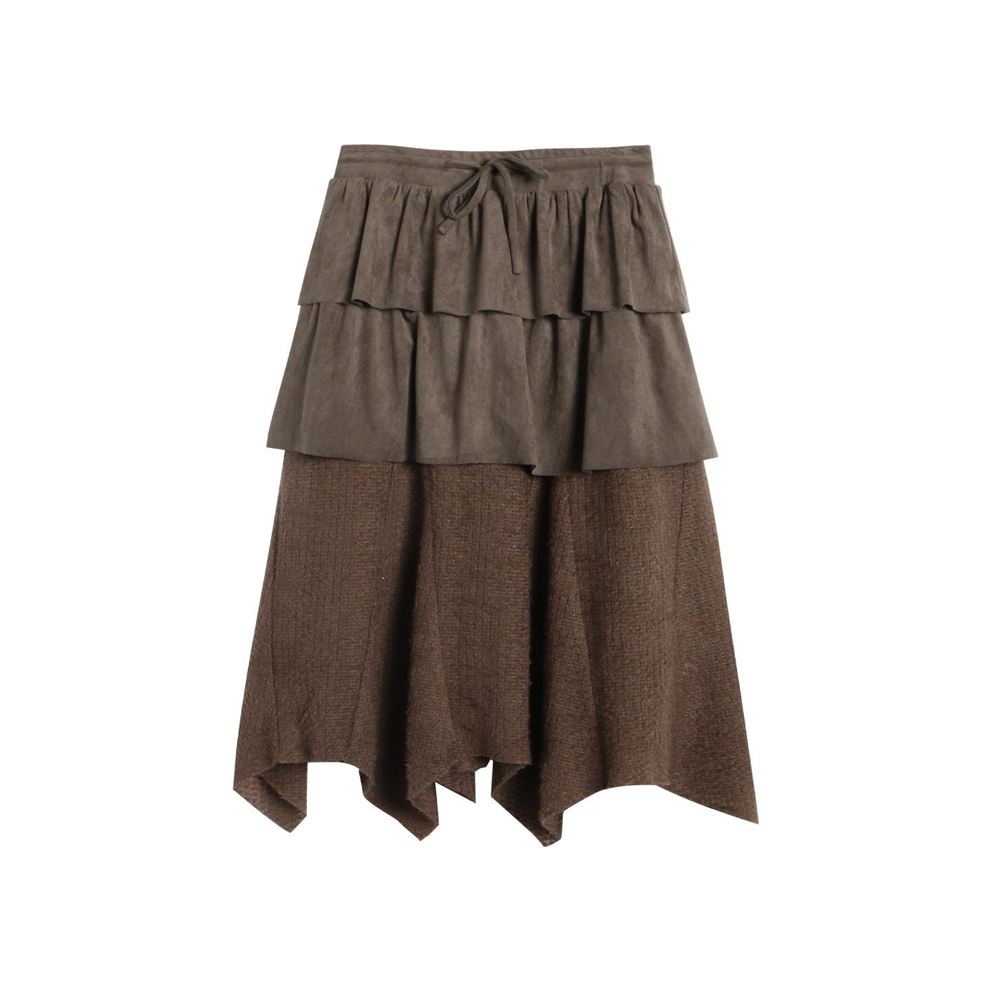 NAPSNAPS_Patchwork_Multi_Layer_Asymmetrical_Flared_Women&
