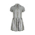NAPSNAPS Plaid Embroidered Puff Sleeve Shirt Dress Women&