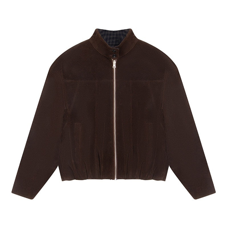 NAPSNAPS_Plaid_Reversible_Stand_Collar_Zip_Women&