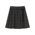 NAPSNAPS_Plaid_Velvet_Low_Waist_Tie_A_Line_Women&