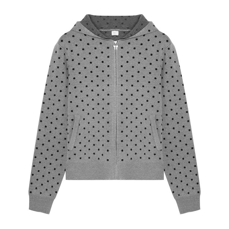 NAPSNAPS_Polka_Dot_Hooded_Zip_Knit_Women&