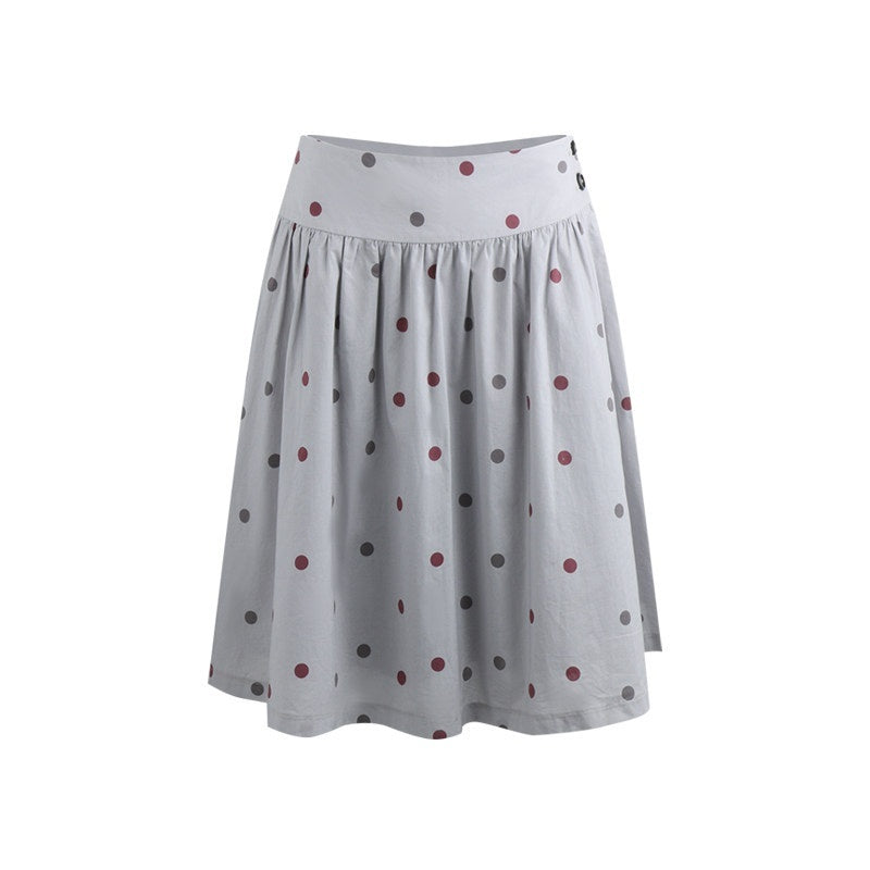 NAPSNAPS_Polka_Dot_Pleated_Tulip_High_Waist_Vintage_Women&