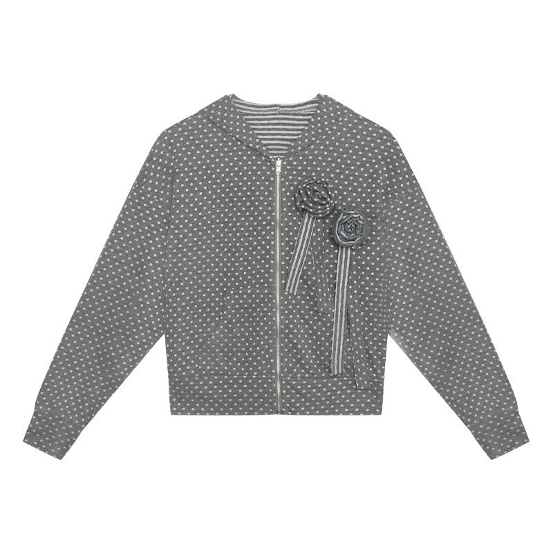NAPSNAPS_Polka_Dot_Reversible_Rabbit_Ear_Zip_Up_Women&