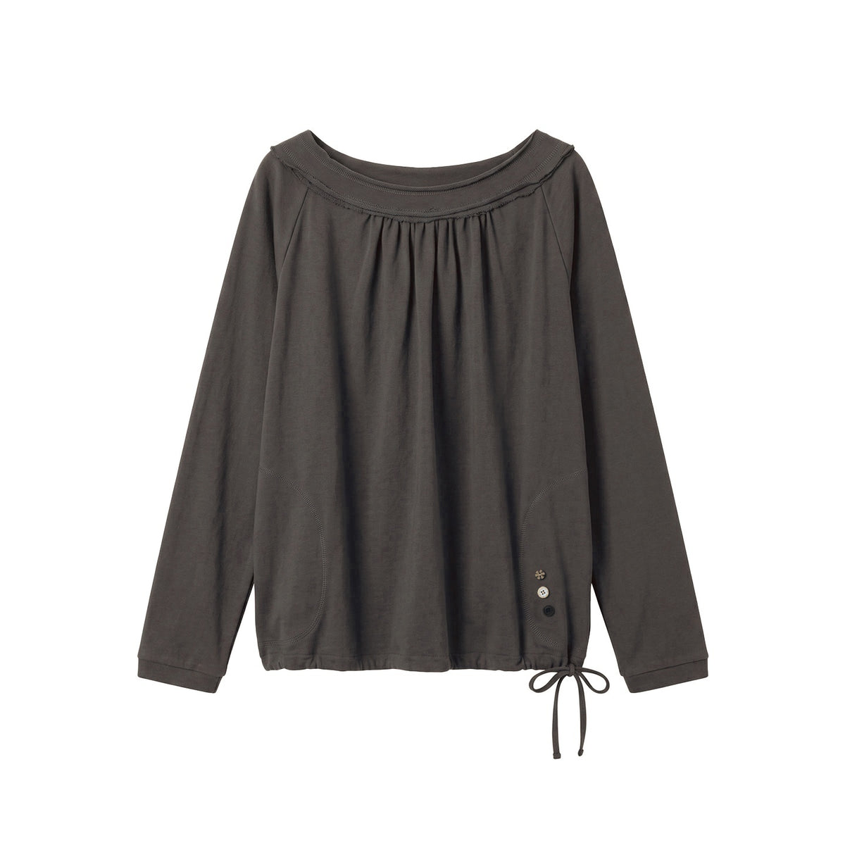 NAPSNAPS_Raw_Hem_Drawstring_Loose_Fit_Women&