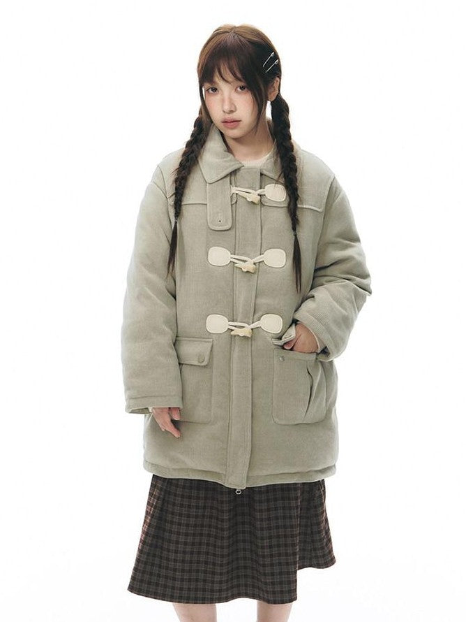 NAPSNAPS Red Plaid Large Pocket Patchwork Pleated Waist Women&
