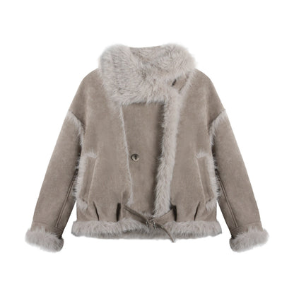 NAPSNAPS_Retro_Double_Breasted_Faux_Shearling_Women&