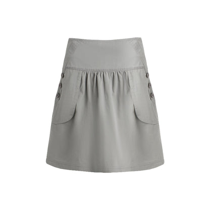 NAPSNAPS_Retro_Utility_Button_Wide_Waist_A_Line_Women&
