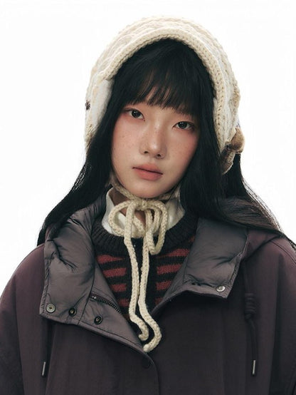 NAPSNAPS Reversible Channel Quilted Hooded Women&