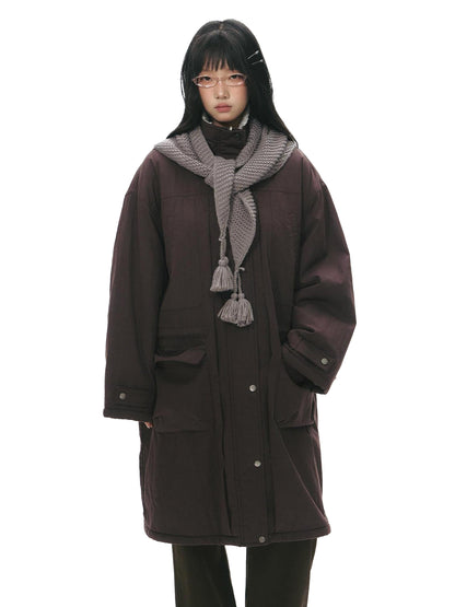 NAPSNAPS Reversible Shearling Stand Collar Women&