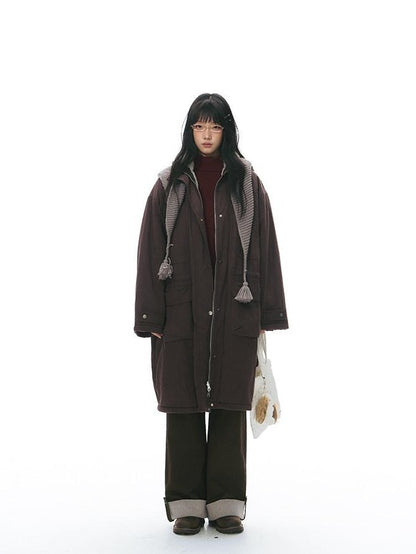 NAPSNAPS Reversible Shearling Stand Collar Women&