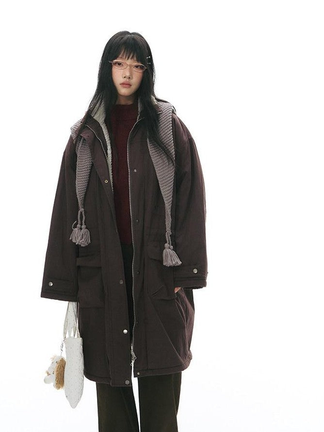 NAPSNAPS Reversible Shearling Stand Collar Women&