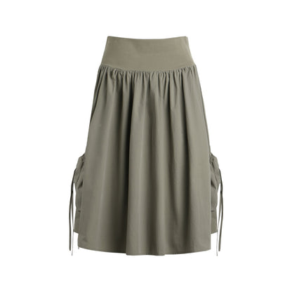NAPSNAPS_Ribbed_Wide_Waist_Big_Pockets_A_Line_Cotton_Women&