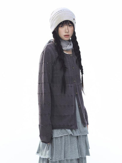 NAPSNAPS Rolled Edge Jacquard Geometric Women&