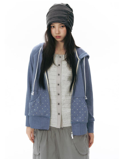 NAPSNAPS Ruched Side Seam Button Slouchy Adjustable Women&
