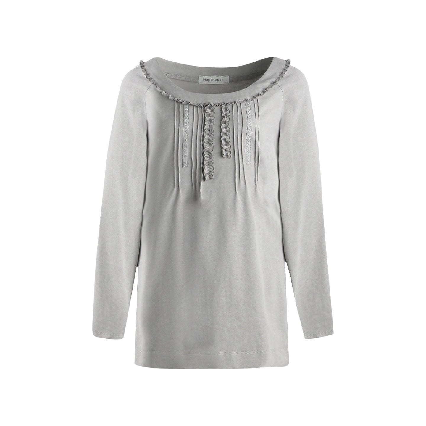 NAPSNAPS_Ruffle_Edge_Pleated_Front_Tape_Raglan_Women&