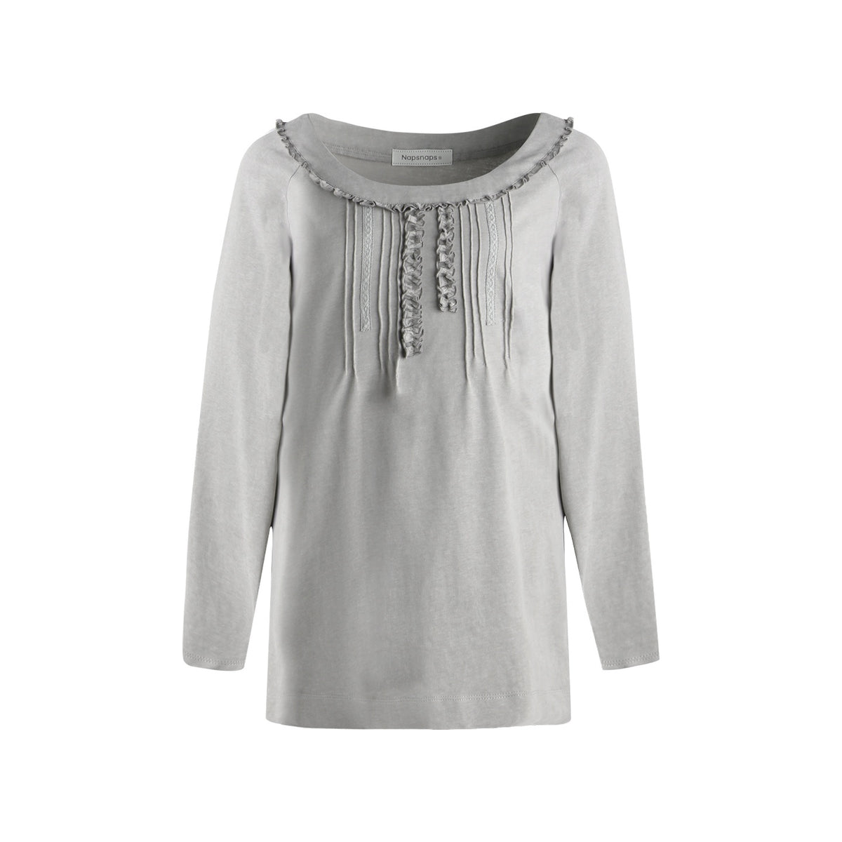 NAPSNAPS_Ruffle_Edge_Pleated_Front_Tape_Raglan_Women&